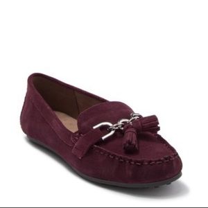 Aerosoles • Wine Suede Loafer 8M
